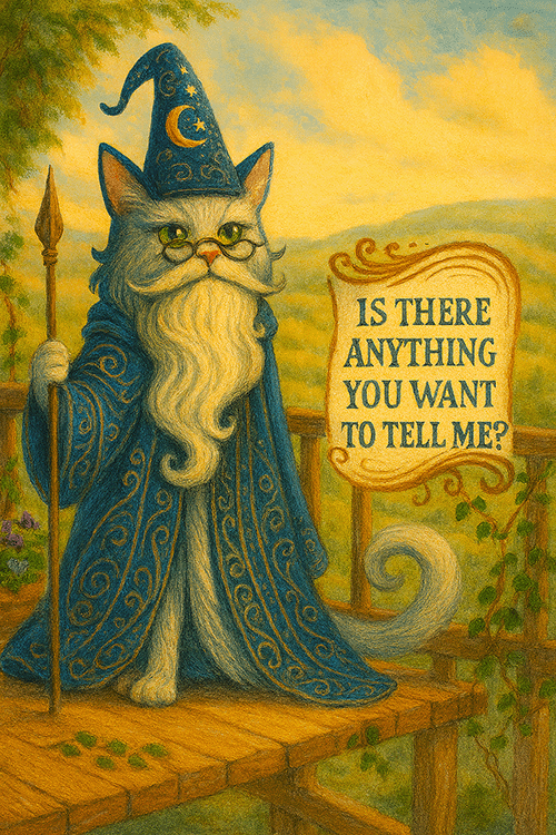 Anything You Want to Tell Me? Classroom or Counselor's Office Poster